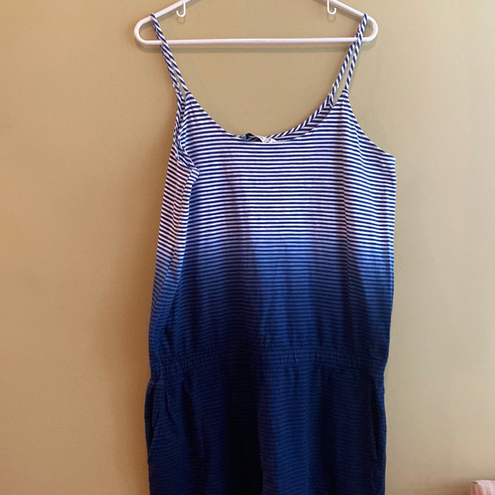 Vineyard Vines Striped Ombré Nautical Romper